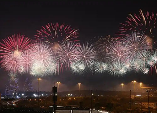 太湖县焰火晚会